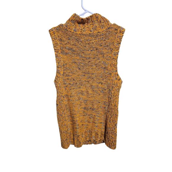Anthropologie Sleeveless Sunrise Knit Sweater Womens Size Small Mock Neck  (879) - Picture 2 of 4